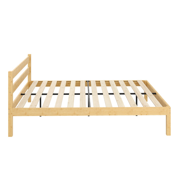 Bambusbett ARBORA 160 x 200 cm natur