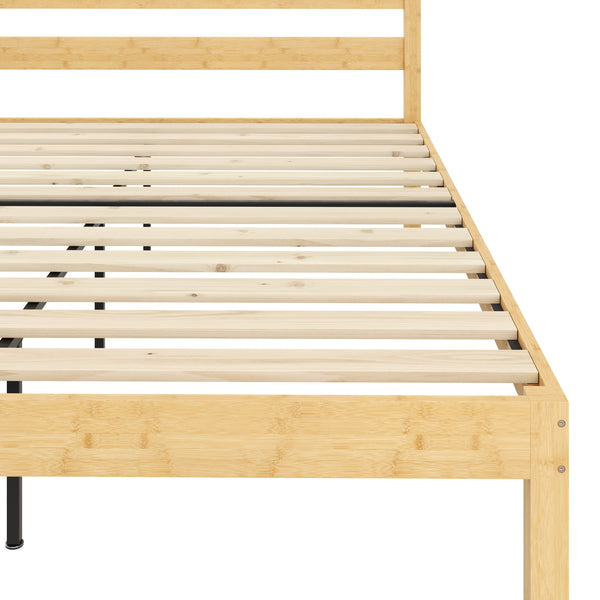 Bambusbett ARBORA 160 x 200 cm natur