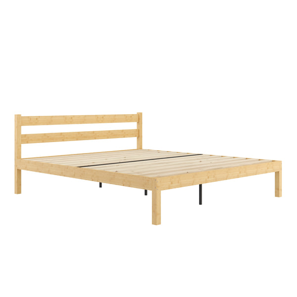 Bambusbett ARBORA 180 x 200 cm natur