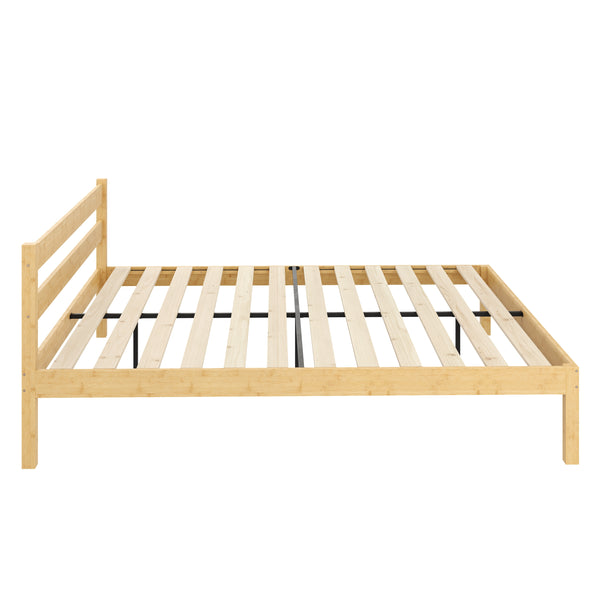 Bambusbett ARBORA 180 x 200 cm natur