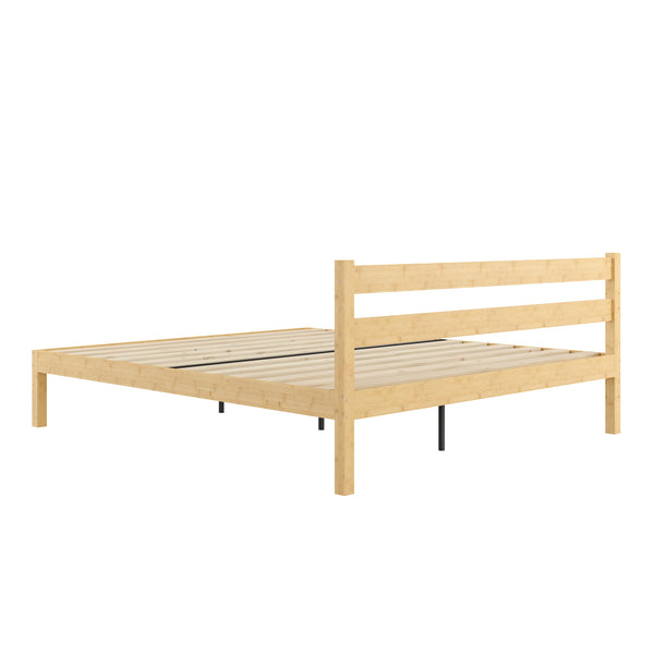 Bambusbett ARBORA 180 x 200 cm natur