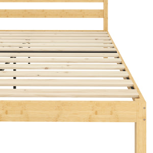 Bambusbett ARBORA 180 x 200 cm natur