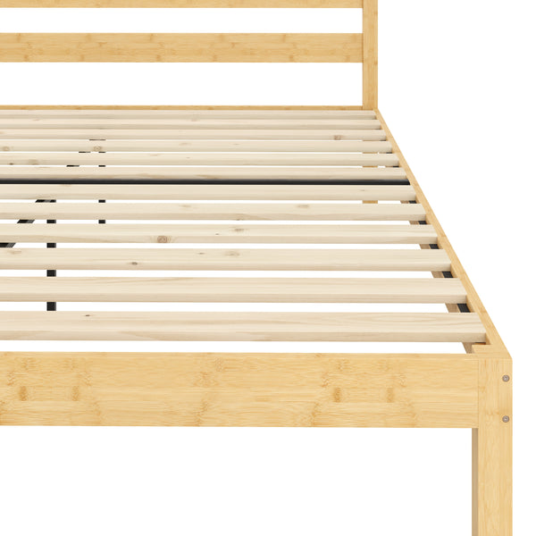 Bambusbett ARBORA 180 x 200 cm natur
