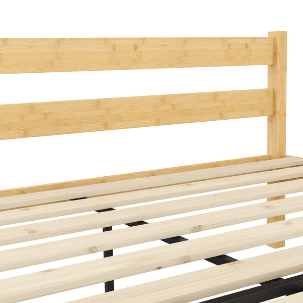 Bambusbett ARBORA 180 x 200 cm natur