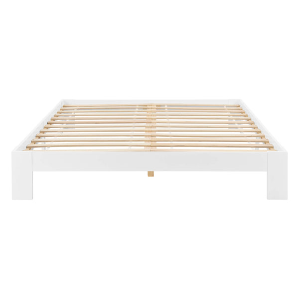 Holzbett Raisio 160x200 cm mit Lattenrost Weiss