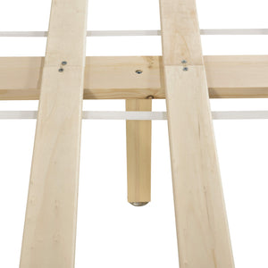 Holzbett Visby 180x200 cm Grau