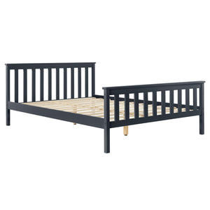 Holzbett Visby 180x200 cm Grau