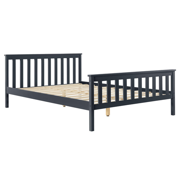 Holzbett Visby 180x200 cm Grau