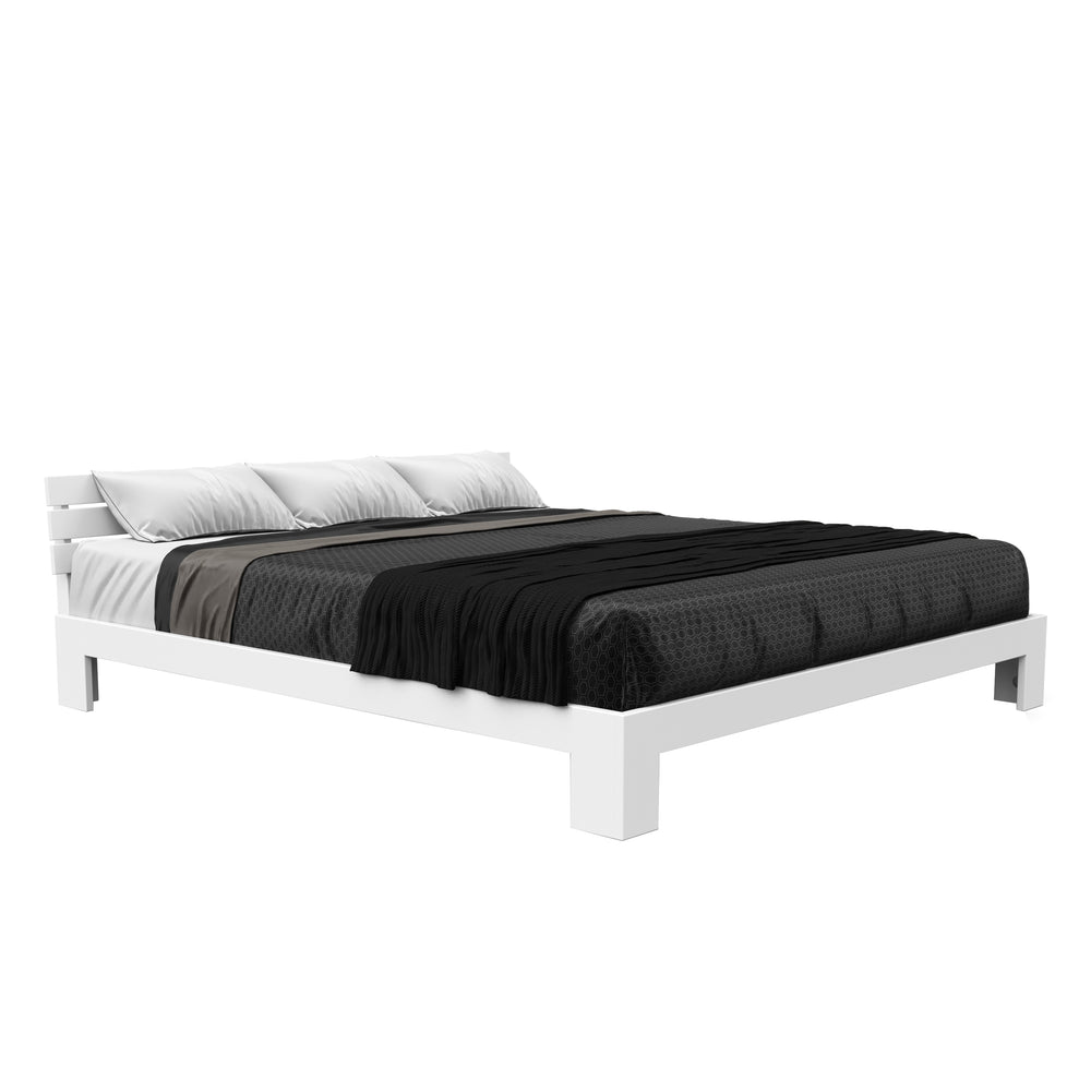 JAYDEN solid wood bed 180 x 200 cm white