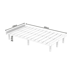 Futonbett Holz KIOTO 120 x 200 cm natur