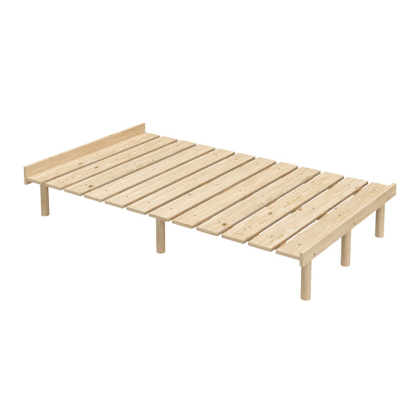Futonbett Holz KIOTO 120 x 200 cm natur