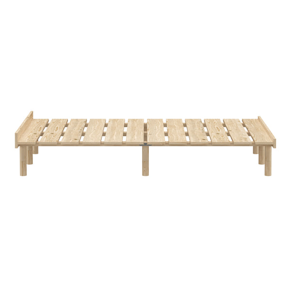 Futonbett Holz KIOTO 120 x 200 cm natur