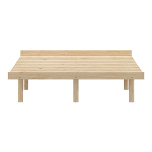 Futonbett Holz KIOTO 140 x 200 cm natur