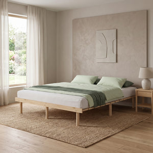 Futonbett Holz KIOTO 180 x 200 cm natur