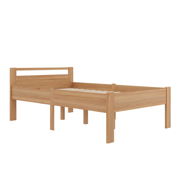 Bett Holz SHERWOOD 120 x 200 cm natur