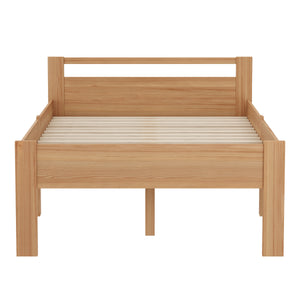 Bett Holz SHERWOOD 120 x 200 cm natur