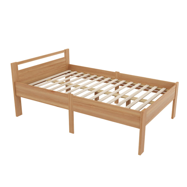 Bett Holz SHERWOOD 120 x 200 cm natur