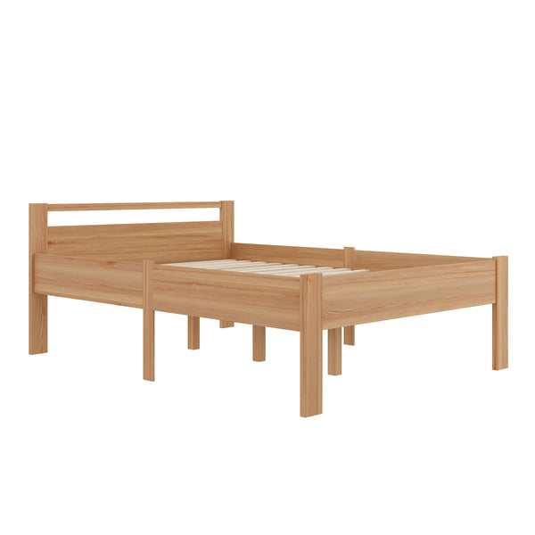 Bett Holz SHERWOOD 140 x 200 cm natur