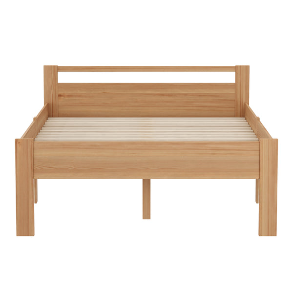 Bett Holz SHERWOOD 140 x 200 cm natur