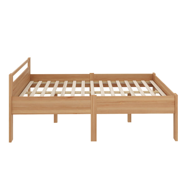 Bett Holz SHERWOOD 140 x 200 cm natur