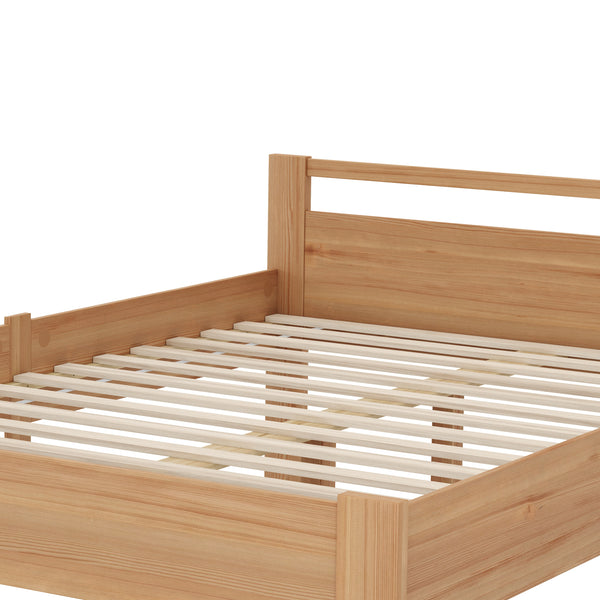 Bett Holz SHERWOOD 140 x 200 cm natur