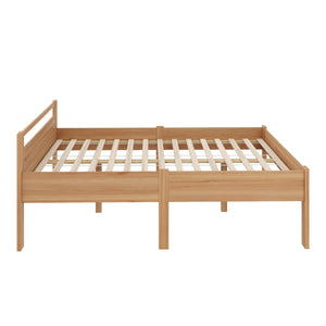 Bett Holz SHERWOOD 160 x 200 cm natur