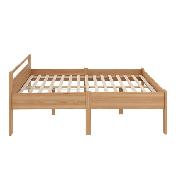 Bett Holz SHERWOOD 160 x 200 cm natur