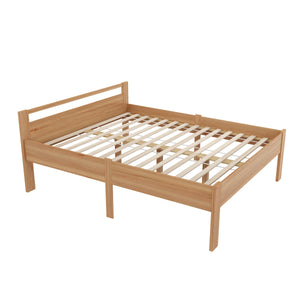 Bett Holz SHERWOOD 160 x 200 cm natur