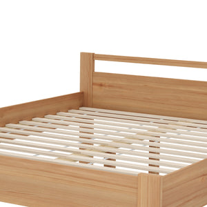 Bett Holz SHERWOOD 160 x 200 cm natur