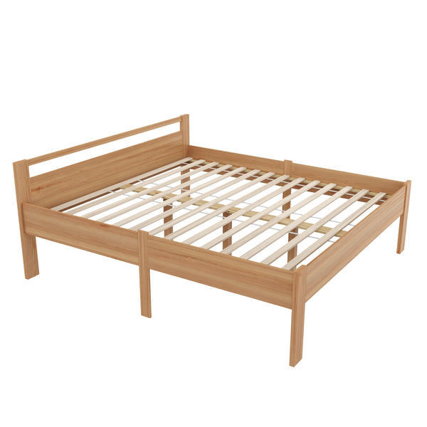 Bett Holz SHERWOOD 180 x 200 cm natur