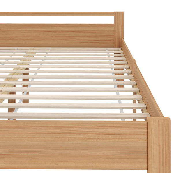 Bett Holz SHERWOOD 180 x 200 cm natur