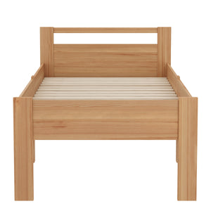 Bett Holz SHERWOOD 90 x 200 cm natur