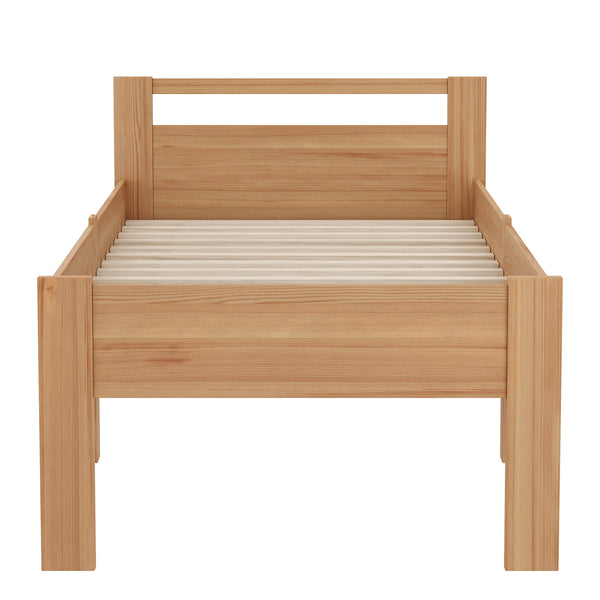 Bett Holz SHERWOOD 90 x 200 cm natur