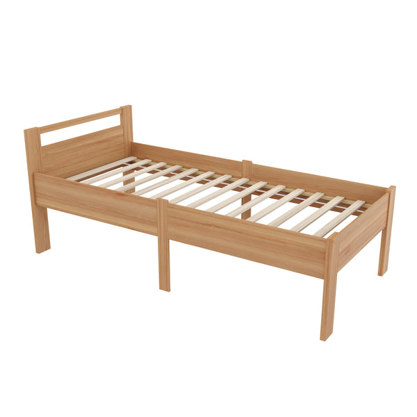 Bett Holz SHERWOOD 90 x 200 cm natur