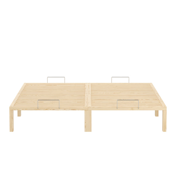 Bett Holz WEYBURN 180 x 200 cm natur