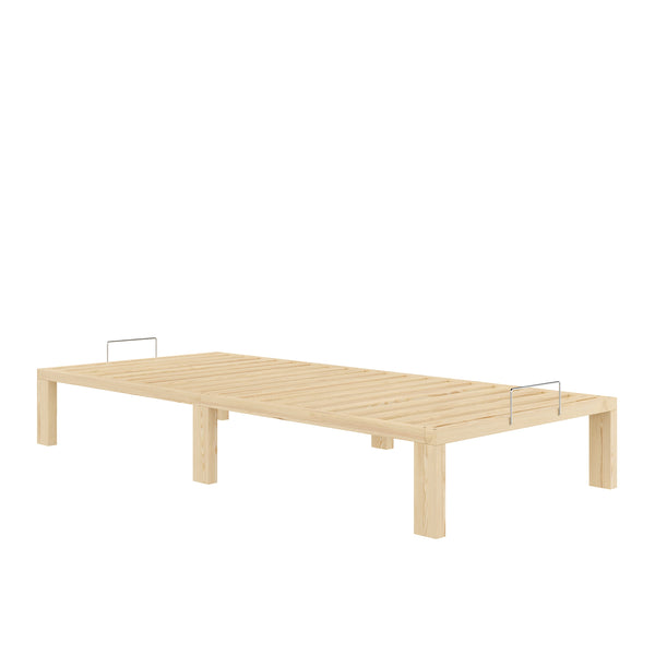 Bett Holz WEYBURN 90 x 200 cm natur