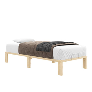 Bett Holz WEYBURN 90 x 200 cm natur