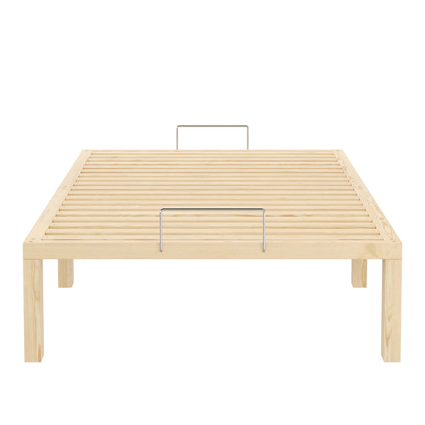 Bett Holz WEYBURN 90 x 200 cm natur