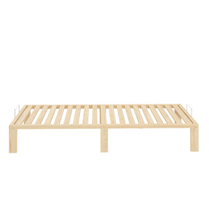 Bett Holz WEYBURN 90 x 200 cm natur