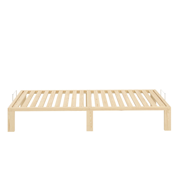 Bett Holz WEYBURN 90 x 200 cm natur