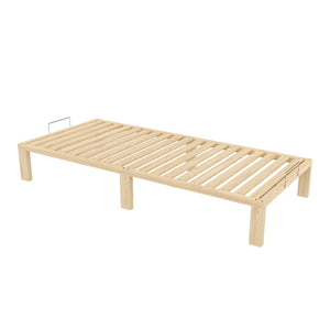 Bett Holz WEYBURN 90 x 200 cm natur