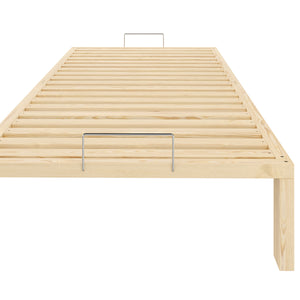 Bett Holz WEYBURN 90 x 200 cm natur