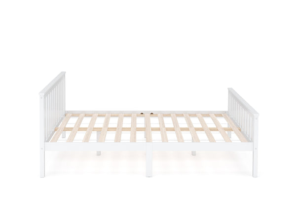 Bett Massivholz EMILY 140 x 200 cm weiss