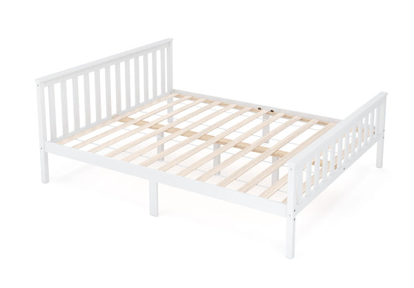 Bett Massivholz EMILY 160 x 200 cm weiss
