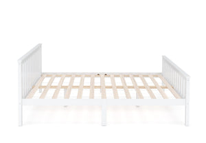 Bett Massivholz EMILY 160 x 200 cm weiss
