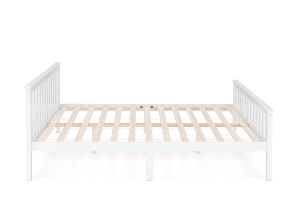 Bett Massivholz EMILY 160 x 200 cm weiss
