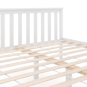 Bett Massivholz EMILY 160 x 200 cm weiss