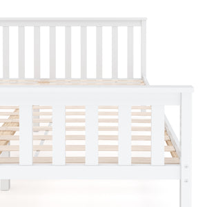 Bett Massivholz EMILY 160 x 200 cm weiss