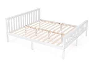 Bett Massivholz EMILY 180 x 200 cm weiss