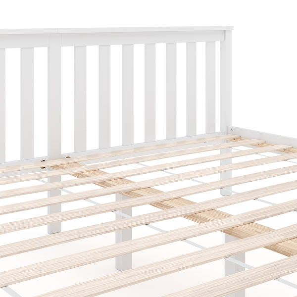Bett Massivholz EMILY 180 x 200 cm weiss